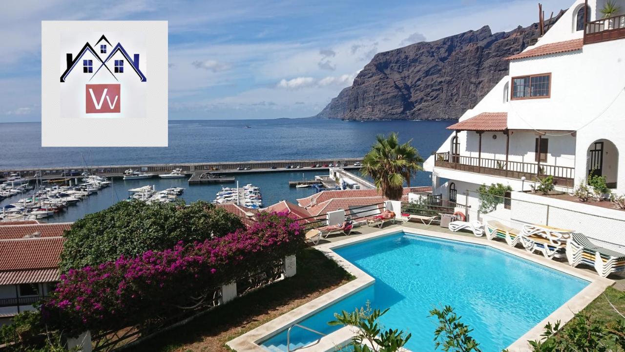 Apartment Mit Sonnenterrasse Und Panorama - Meerblick, 5 Min. Von Hafen + Strand Акантиладо-де-Лос-Хигантес Экстерьер фото